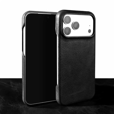 For Iphone 17 Pro Max Case for IPhone 18 Pro 16 15 14 13 12 XR 11 Genuine Leather Cover Cases Aesthetic Vintage Phone Back Coque