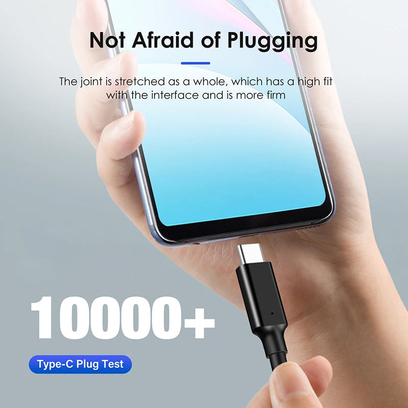USB A To Type C Fast charge Cable For iPhone 15 Pro Max Macbook iPad Xiaomi USBC 3.2/3.1 Gen 2 60W 3A Data Charger Cord 2m 3m 5m