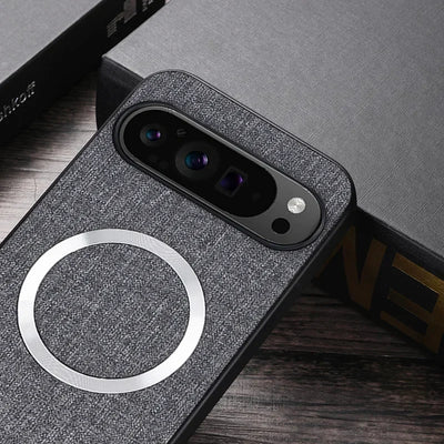 Premium Fabric Shockproof Phone Case For Google Pixel 11 10 9 8 7 Pro 10A 9A 8A 7A XL Compatible MagSafe Magnetic Charging Cover