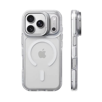 For MagSafe Clear Kickstand Case for iPhone 18 17Pro Max 17Air 16 15 14 13 12 Magnetic Shockproof Transparent Camera Stand Cover