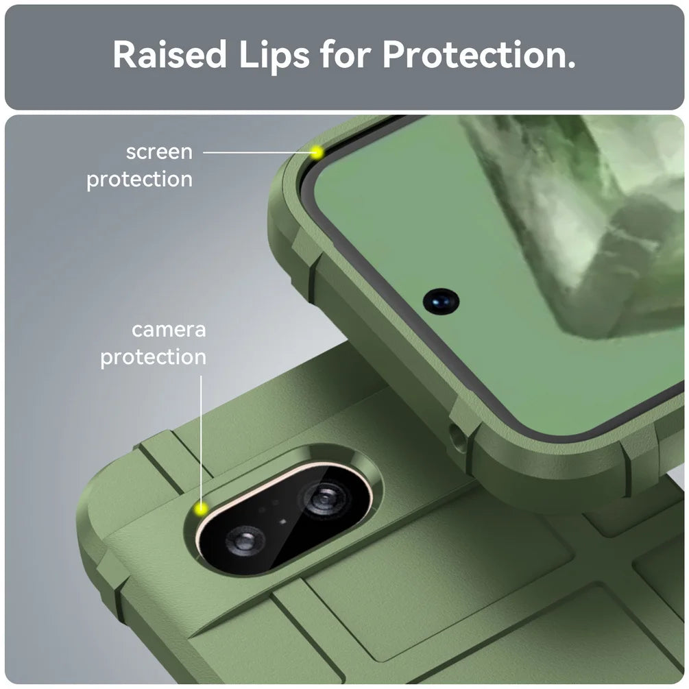 For Google Pixel 8A Pixel 8 Pro Pixel8 Pixel 7A 7 Pro 6 Pro 6A 5 XL Case Rugged shield Rubber protective back cover