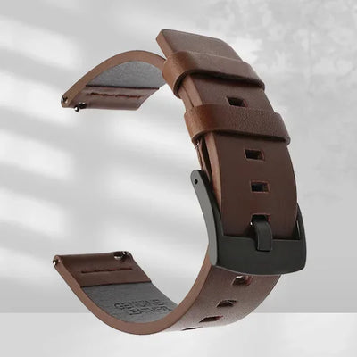 20mm 22mm Watch band Quick release Leather Strap for Samsung Galaxy Watch 3 Active2 40 44mm huawei watch gt 2 WatchBand 24 18mm
