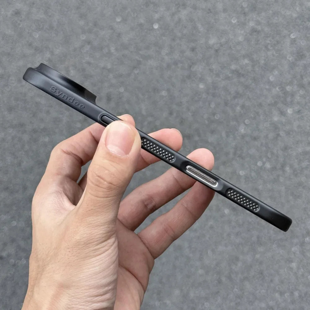Metallic Heat Dissipation Mesh For Magsafe Magnetic Case For iPhone 17 Air 16 15 14 Plus 13 12 11 Pro Max Hard Thin Skin Cover