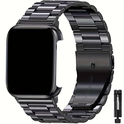 Stainless Steel Strap For Apple Watch Band Series 12/11/10/9/8/7/6/5/SE 3 Metal Bracelet For iWatch Ultra 4 49mm 45mm 44mm 46mm