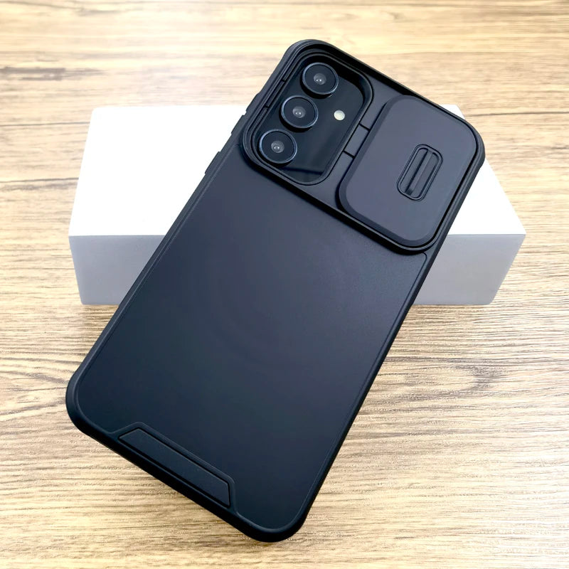 Shockproof Armor Case For Samsung Galaxy A57 A37 A17 A56 A16 A55 A36 A15 A54 5G 4G S26 S25 S24 S23 S22 Ultra Plus FE Slide Cover