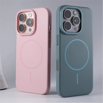 Luxury Original Hard PC For Magsafe Case for iPhone 17 Air 16 15 14 Plus 13 12 Mini 11 Pro Max Shockproof Matte Magnetic Cover