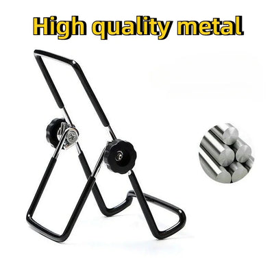Universal Metal Tablet Holder Foldable iPad Air Pro Samsung Tablet Stand Mount Desk Flexible Phone Stand for Apple iPhone Xiaomi