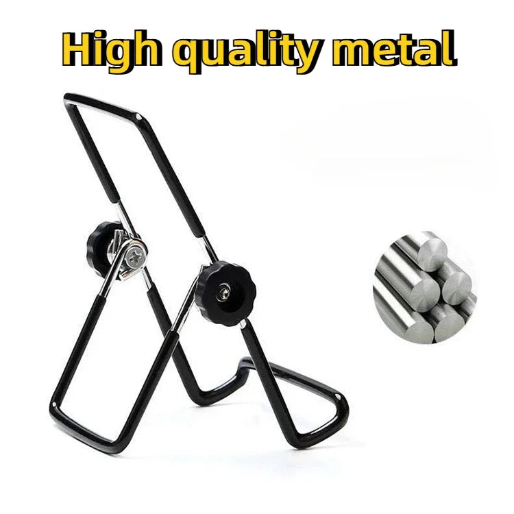 Universal Metal Tablet Holder Foldable iPad Air Pro Samsung Tablet Stand Mount Desk Flexible Phone Stand for Apple iPhone Xiaomi