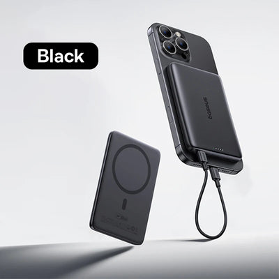 【CCC】Baseus 10000mAh Magnetic Power Bank PD 27W, 5000mAh Magnetic Power Bank PD 20W Card-Sized Powerbank For iPhone 17 Samsung