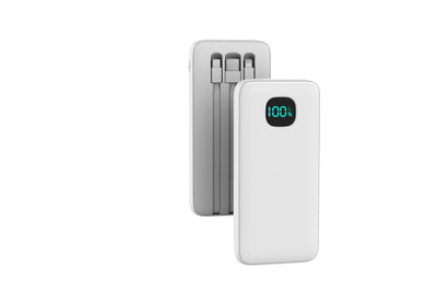 6-in-1 Power Bank 10000mAh PD 12.5W Fast Charging Phone External Battery Powerbank Charger for Xiaomi Poco iPhone Samsung iPad