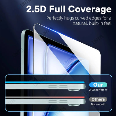 2Pcs Tempered Glass Screen Protector For iPad Pro Air 13 11 12.9 2025 M5 M4 M3 M2 Air 5 4 10th 9th Generation Mini 6 7 HD Film