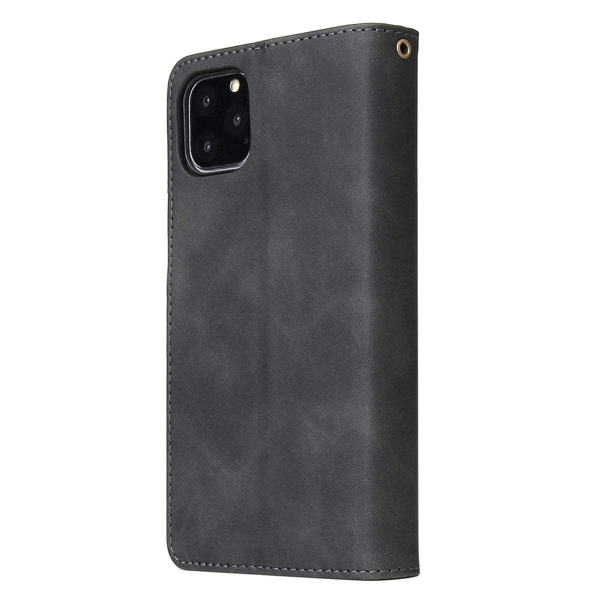 Premium Leather Wallet Case For iPhone 16 15 14 13 12 11 17 Pro Max Plus 17Air 16e Zipper Wallet Card Slots Magnetic Flip Cover
