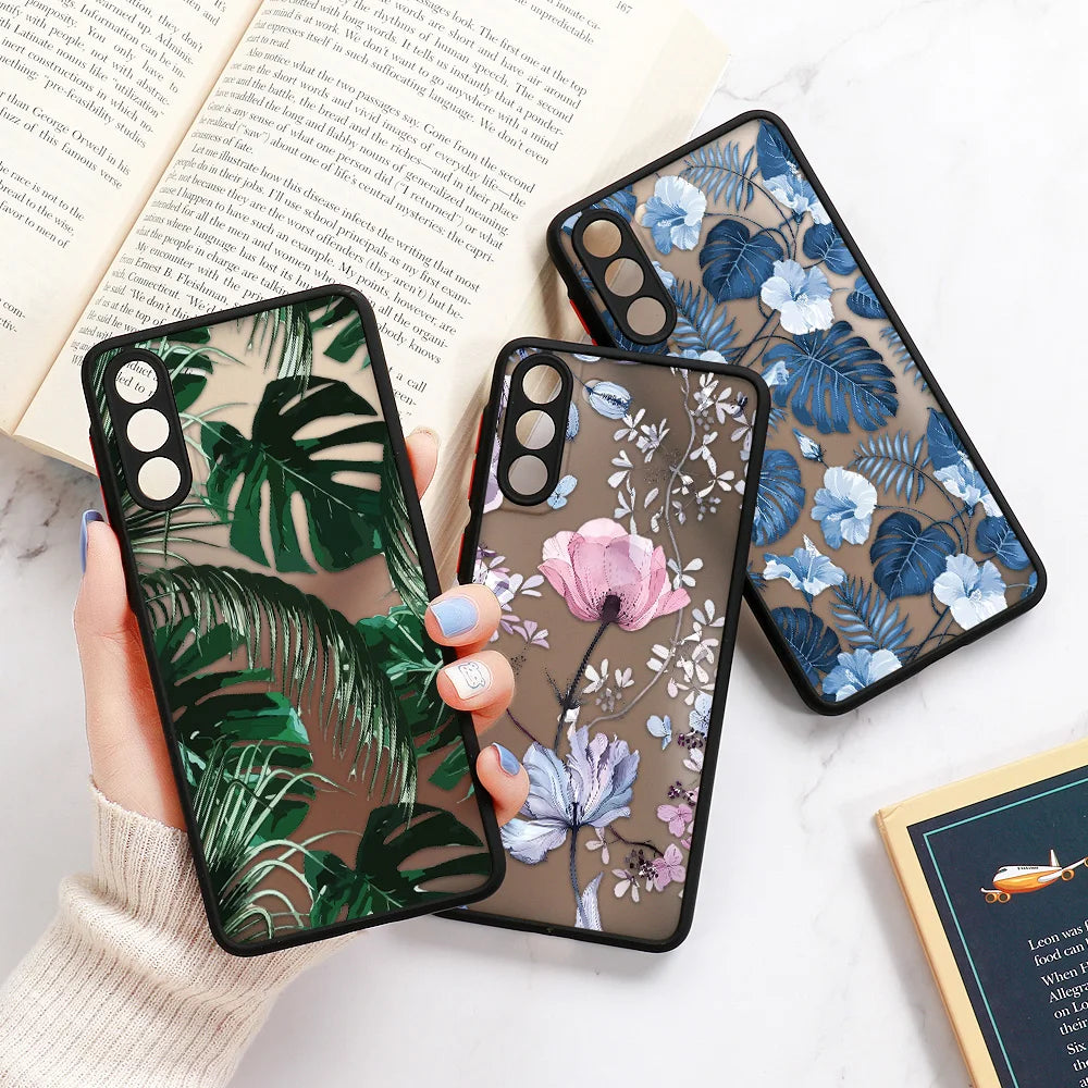 Palm Tree Leaves Phone Case For Samsung Galaxy S24 Ultra Cases Samsung S26 Ultra S23 FE S25 S22 Ultra S21 S20 FE S23 Plus Cover