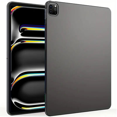Soft Silicone Black Back Cover For IPad Air Pro 11 13 2024 M2 M4 Air 1 2 3 4 5 Tablet Case TPU Ultra-Thin Design Protective Case