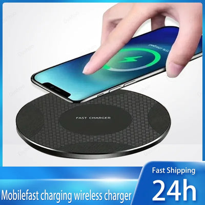 15W Fast Wireless Charger Pad For iPhone 17 16 15 14 13 Pro Max For Samsung Galaxy S25 Xiaomi Wireless Charging Station Chargers