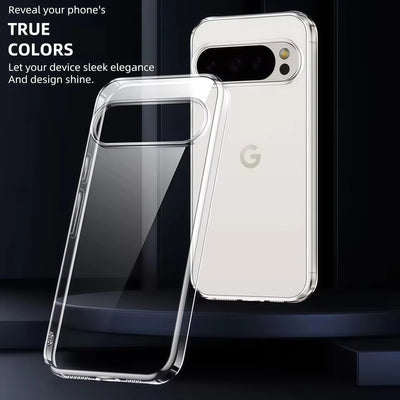Transparent Soft TPU Silicone Case For Google Pixel 10 9 Pro XL 8 7 6 Pro 9a 8a 7a 6a Clear Phone Back Cover