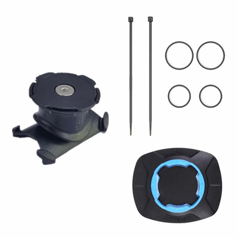 Universal Motorcycle Phone Mount, Adjustable Bike Handlebar Stem Holder for MTB Scooter Smartphone GPS Navigation Bracket