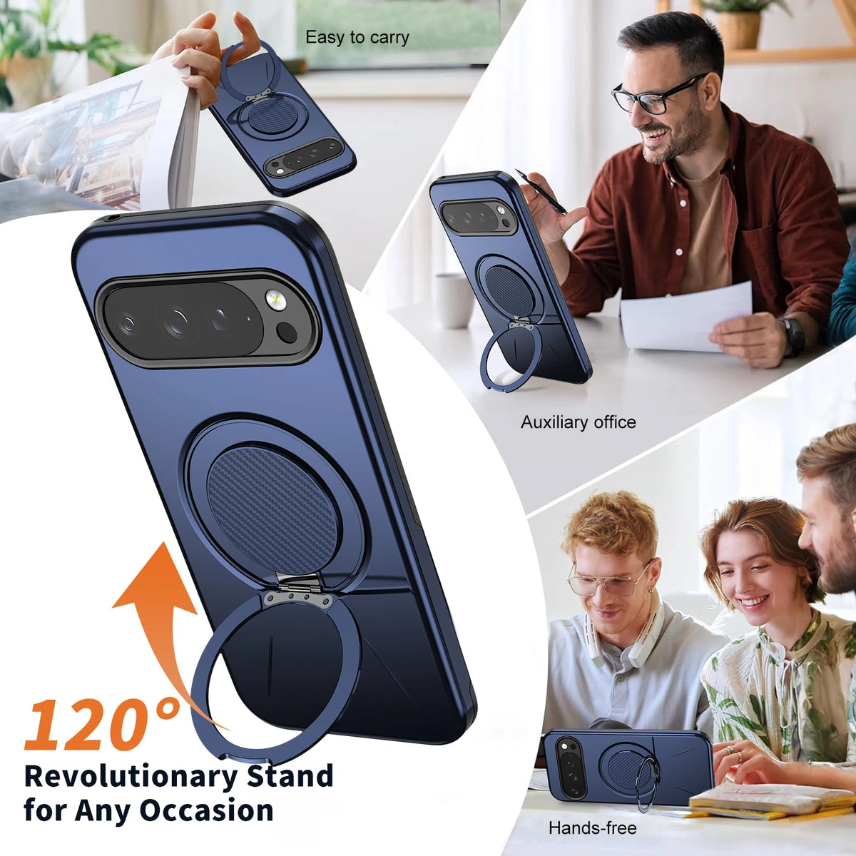 360° Magnetic Bracket Phone Case For Google PIXEL 10 9 11 Pro XL 9A 10ProXL For Magsafe Shockproof Stand Holder Cover Funda