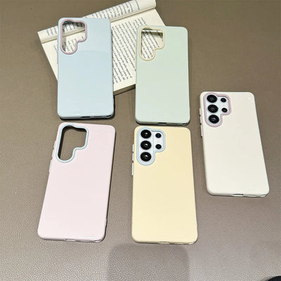 Dopamine Candy Color Phone Case For Samsung Galaxy A07 A06 A16 4G A17 S25 S26 Ultra S24 S23 Plus A55 A56 A57 A36 A37 5G Cover