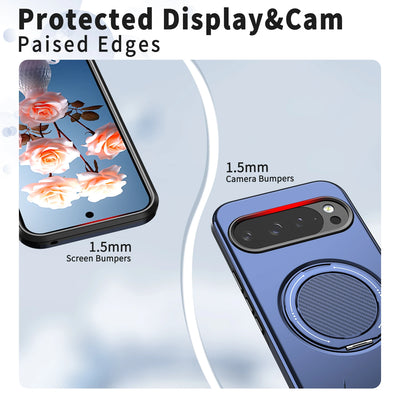 360° Magnetic Bracket Phone Case For Google PIXEL 10 9 11 Pro XL 9A 10ProXL For Magsafe Shockproof Stand Holder Cover Funda