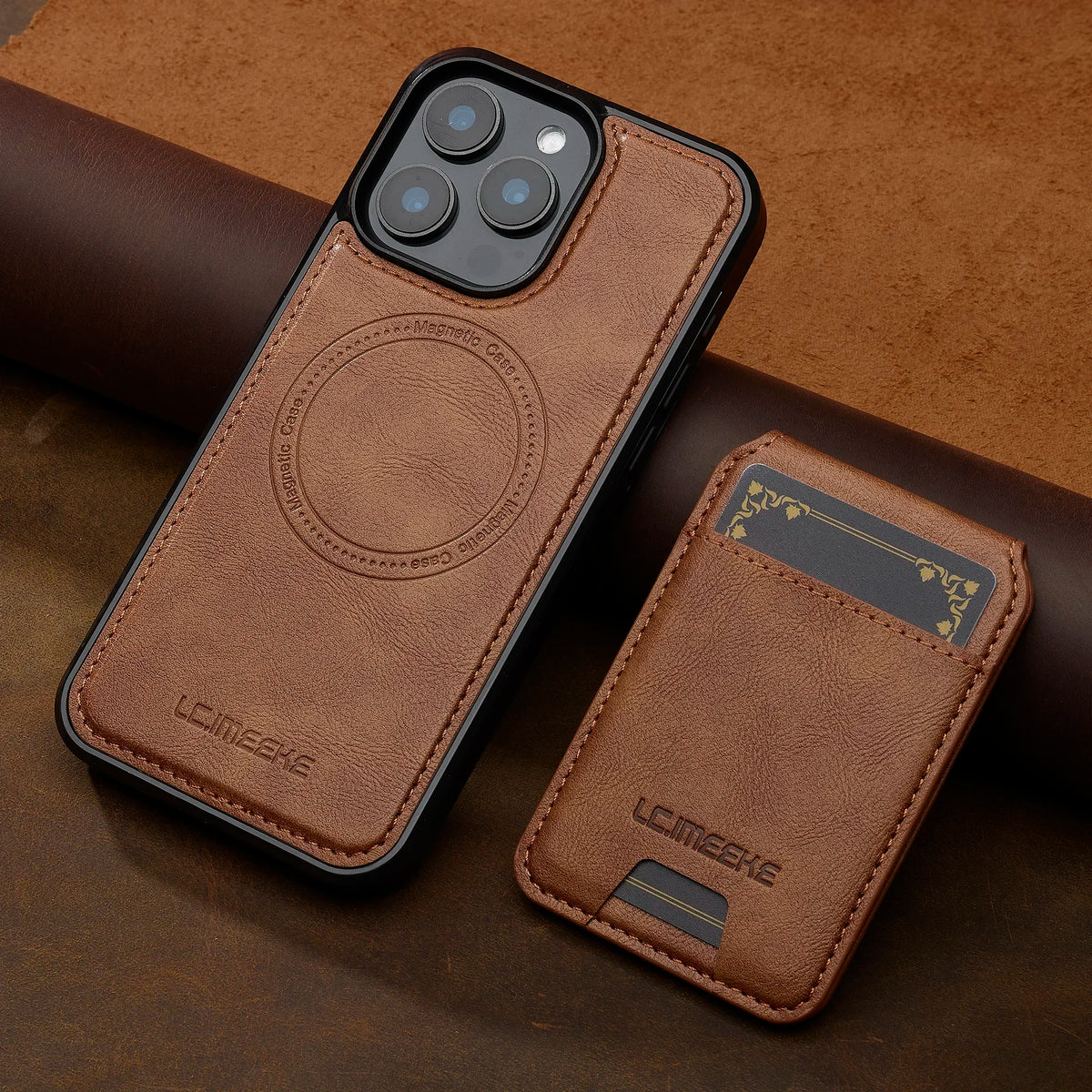 Detachable Magnetic 2 In 1 Leather Case For iPhone 18 17 16 15 14 13 12 11 Pro XS Max 17E Air XR 8 7 Plus SE Cards Pocket Cover
