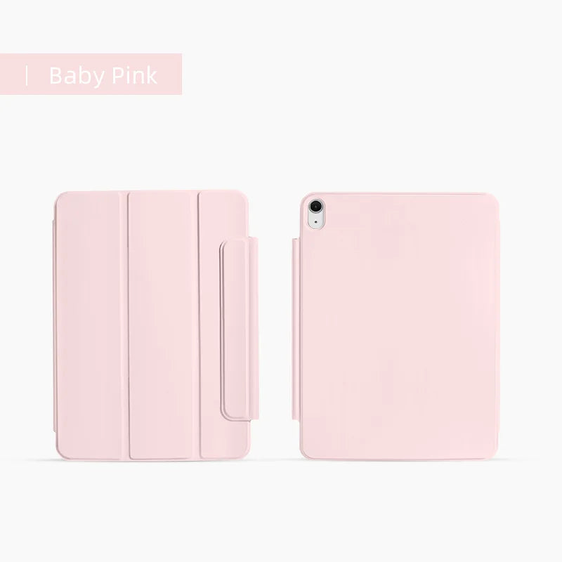 Case for iPad Mini 6/7 & Air 13-inch! Magnetic Closure Double-Sided Folio, Y-Fold Multi-Angle, Auto Wake/Sleep Smart Cover