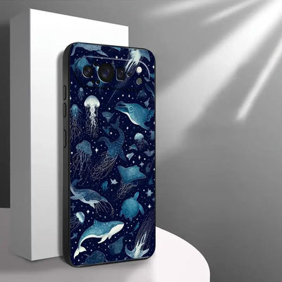 Case for Google Pixel 10A 7a 6a 9a 6 7 8 Pro 8a 10 9 Pro XL Funda Phone Cover Ocean Shark