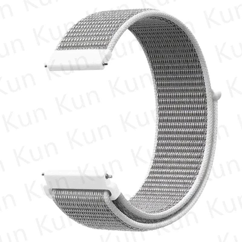 20mm 22mm Band For Samsung Galaxy Watch 6/5/4/5pro/4/6 Classic/active 2 Nylon loop sport bracelet huawei watch GT 4-2-2e-3 Strap