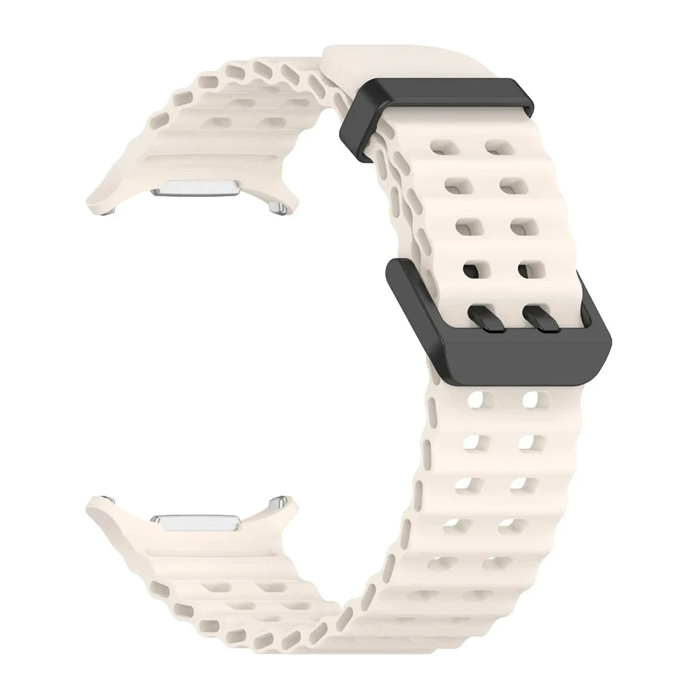 Ocean Strap for Samsung Galaxy Watch Ultra 2 Sports Silicone Band for Galaxy Watch 9-8-7 Ultra 47mm Official Original Wristband