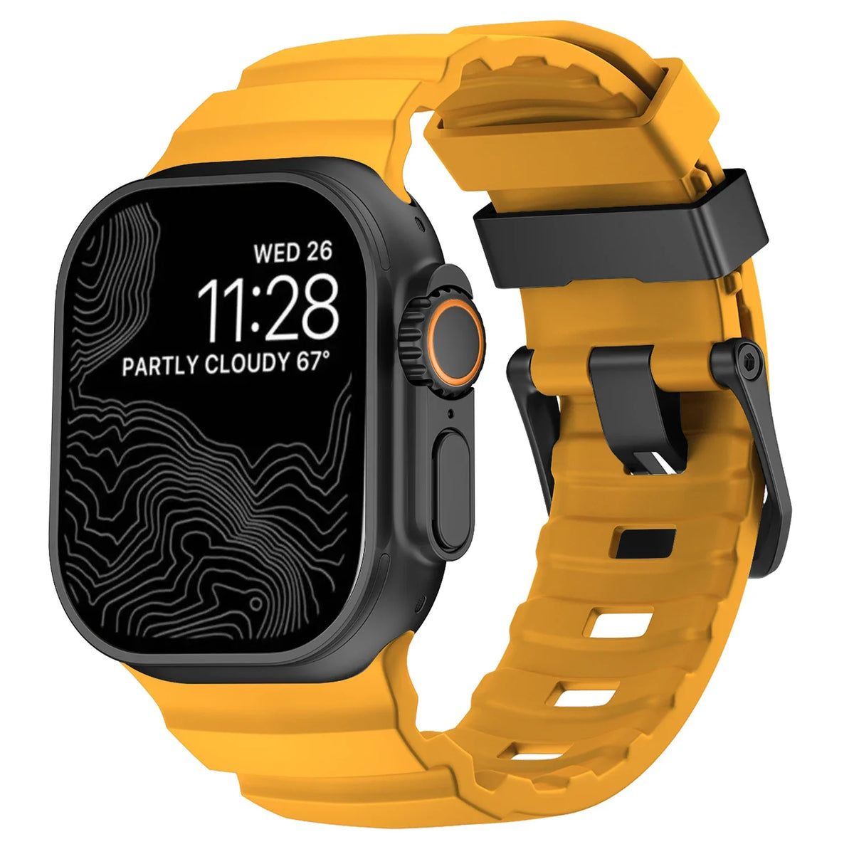 Trail Silicone Band for Apple Watch Ultra 4 3 2 49mm Strap 46mm 45mm 44mm Sport Bracelet iWatch Series 12 11 10 Ultra 9 8 7 SE3