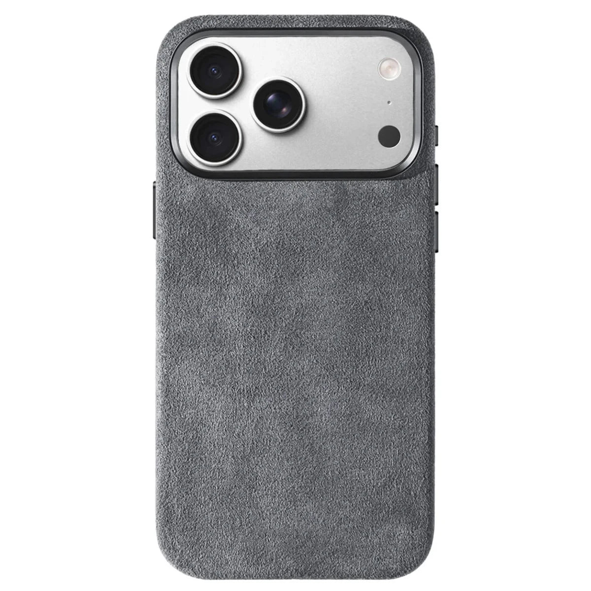 Real Italian Imported for Alcantara Magnetic Case for iPhone 18 17 Pro Max 18Pro With MagSafe Case Smart Button Protective Cover