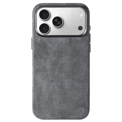 Real Italian Imported for Alcantara Magnetic Case for iPhone 18 17 Pro Max 18Pro With MagSafe Case Smart Button Protective Cover