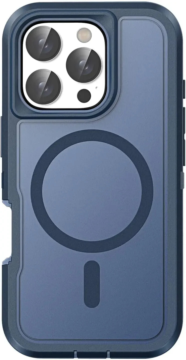 Luxury Ott Magnetic Armor Cases For iPhone 18 17 16 15 14 Plus 13 12 11 Pro Max Box Shockproof Charging Heavy Duty Protect Cover