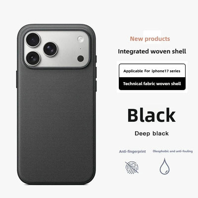 Original Technology Woven Magnetic Case For iPhone 18 17 16 15 14 13 Pro Max Fundas For Magsafe Wireless Charger Official Cover