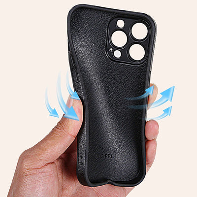 Luxury Solid Color Leather Bumper Soft Phone Case For iPhone 16 Pro Max 14 11 12 13 15 Pro Max Camera Lens Protection Back Cover