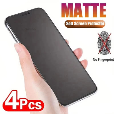 4pcs Matte Glass Screen Protectors For Samsung A06 A05 A36 A35 A34 A33 A32 A56 A55 A54 A53 A52 A26 A25 A24 A23 A22 A16 A15 A13