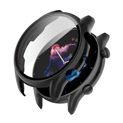 Protective Cover For Amazfit GTR 3 Pro GTR3 Case With Tempered Glass Screen Protector Sleeve For Amazfit GTR 3 Smart Watch Shell