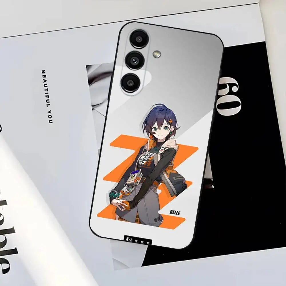 Zenless Zone Zero Phone Case For Samsung S26 S25 S24 S23 A56 A71 PLUS ULTRA,Soft Silicone Black Cover