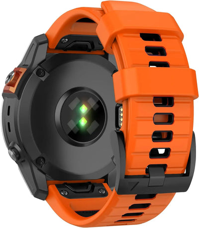 QuickFit 26mm 22mm Sports Silicone Watch Band For Garmin Fenix 8 E 47mm 51mm 7X 7 Pro 6 6X/Epix Gen 2/Enduro 3 Strap Bracelet