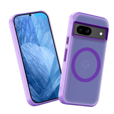 Candy Color Matte Clear Magnetic for Magsafe Case For Google Pixel 9A 8 10ProXL 8A Wireless Charge Frosted for Google 10 9Pro XL