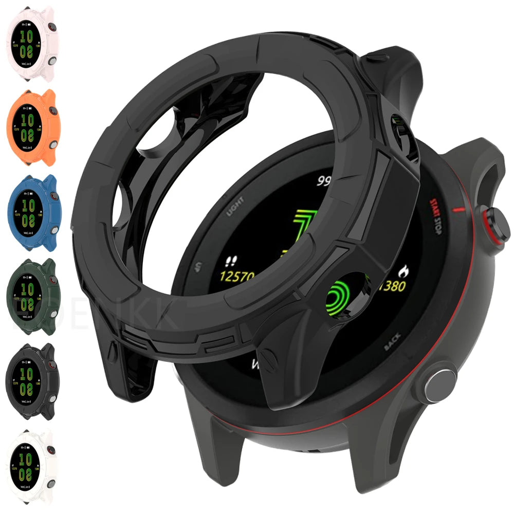 TPU Protective Case For Garmin Forerunner 255 255S 955 SmartWatch Protector Cover Shell For Forerunner 265 265S 965 Cases Bumper