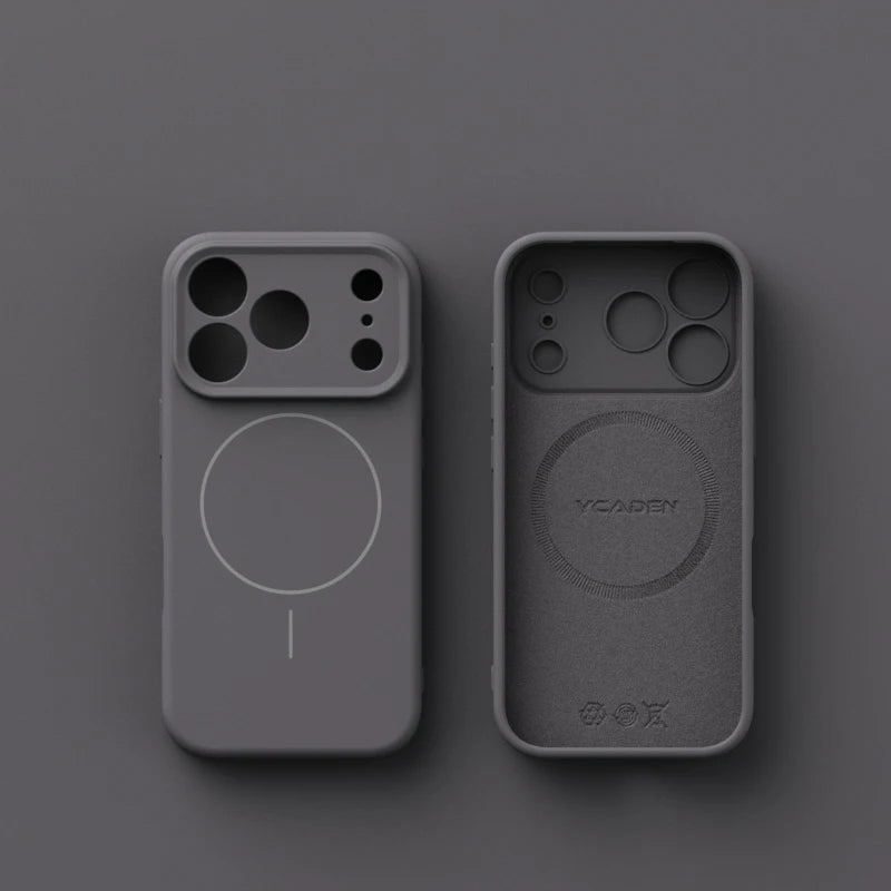 Luxury Liquid Silicone Case For iPhone 18 17 Air 16 Pro  15 14 13 Pro Max Plus Soft For Magsafe Magnet Shockproof Matte Cover