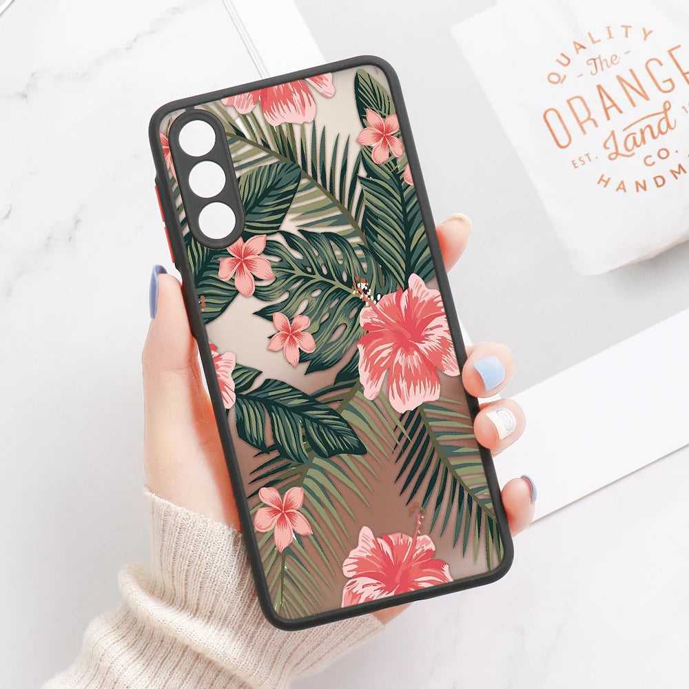 Palm Tree Leaves Phone Case For Samsung Galaxy S24 Ultra Cases Samsung S26 Ultra S23 FE S25 S22 Ultra S21 S20 FE S23 Plus Cover