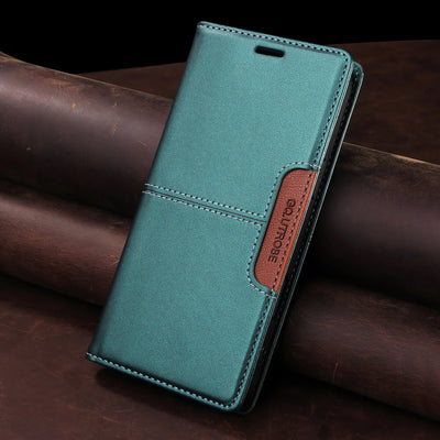 Magnetic Leather Case For iPhone 16 15 14 13 12 11 17 18 Pro Max 18Pro 15 Plus 17e 16e SE3 Business Flip Wallet Card Slot Cover