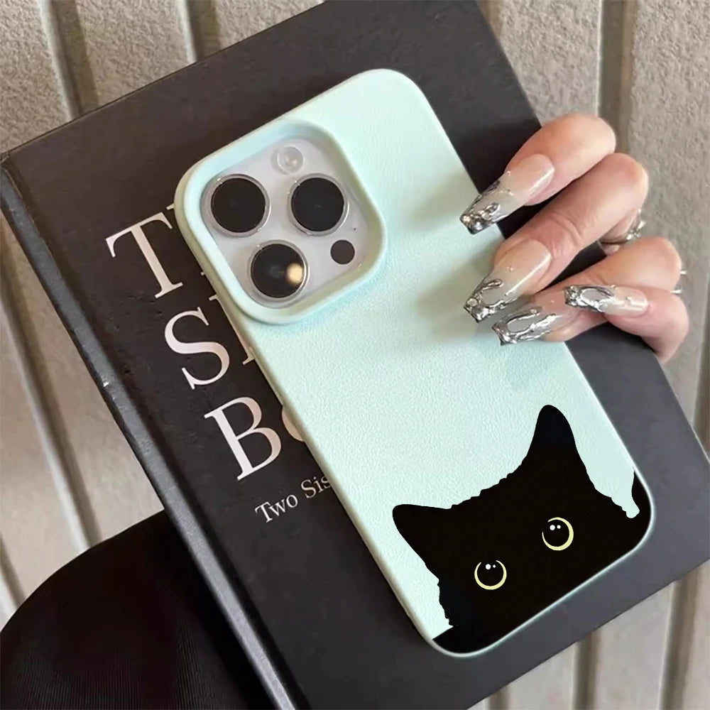 Colorful Cat For iPhone 17 Pro Max Phone Case For iPhone 17 Air 16 15 14 13 12 11 Pro Max 16 15 14 Plus XS XR X Shockproof Cover