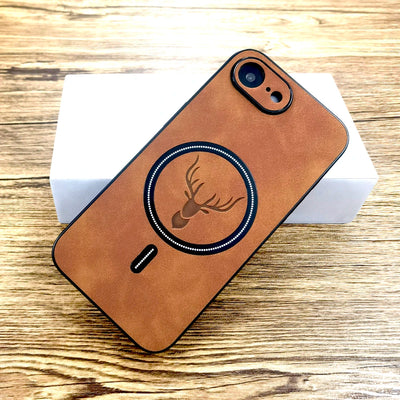 Faux Sheepskin Leather Case For iPhone 17e 17 18 16E 16 E 15 14 13 12 11 Pro Max Plus17Pro For Magsafe Wireless Charge Cover