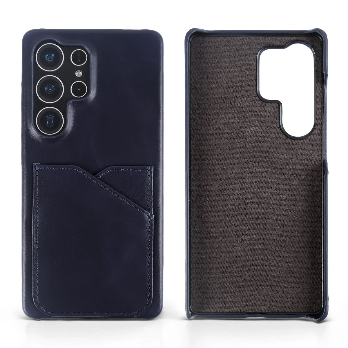 Premium Card Slot Genuine Leather Case for Samsung Galaxy S26 Ultra Cases S25 S24 S23 S22 S21 S20 Vintage Phone Back Cover Coque