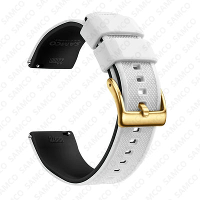 Quick Release Rubber Watch Strap Silicone Watch Band 18mm 20mm 22mm  Huawei ,Samsung Galaxy, Garmin, Watch Replacement Watchband