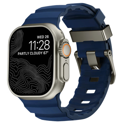 Trail Silicone Band for Apple Watch Ultra 4 3 2 49mm Strap 46mm 45mm 44mm Sport Bracelet iWatch Series 12 11 10 Ultra 9 8 7 SE3