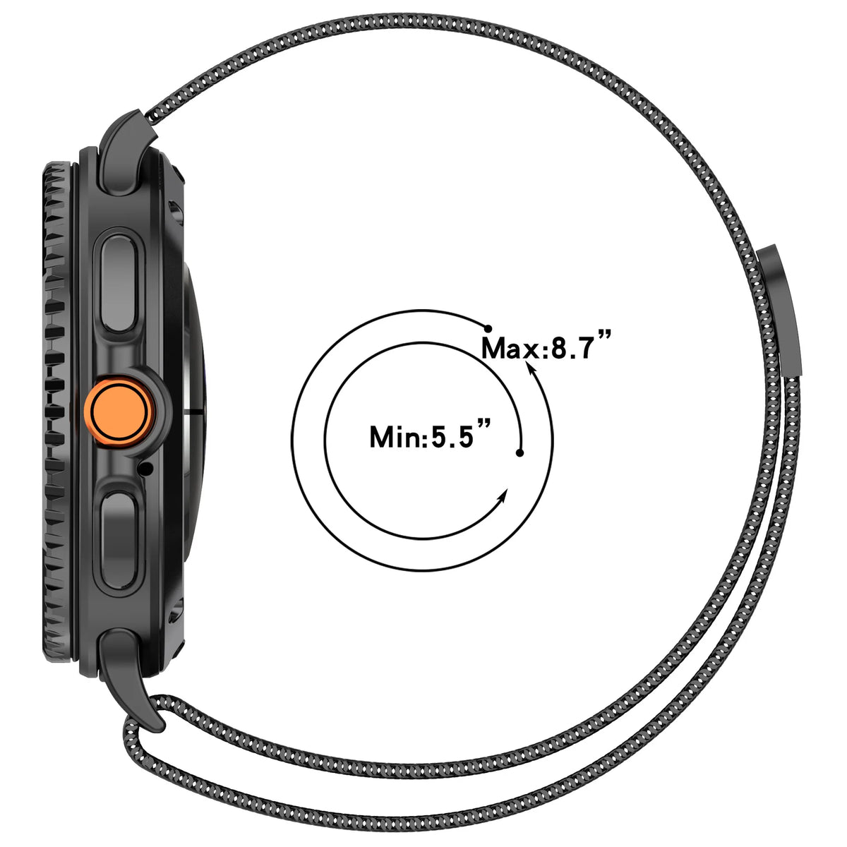 Milanese Loop Band for Samsung Galaxy Watch 9 8 8 Classic Strap 44mm 40mm 46mm Metal Bracelet Correa Galaxy Watch Ultra 2 47mm